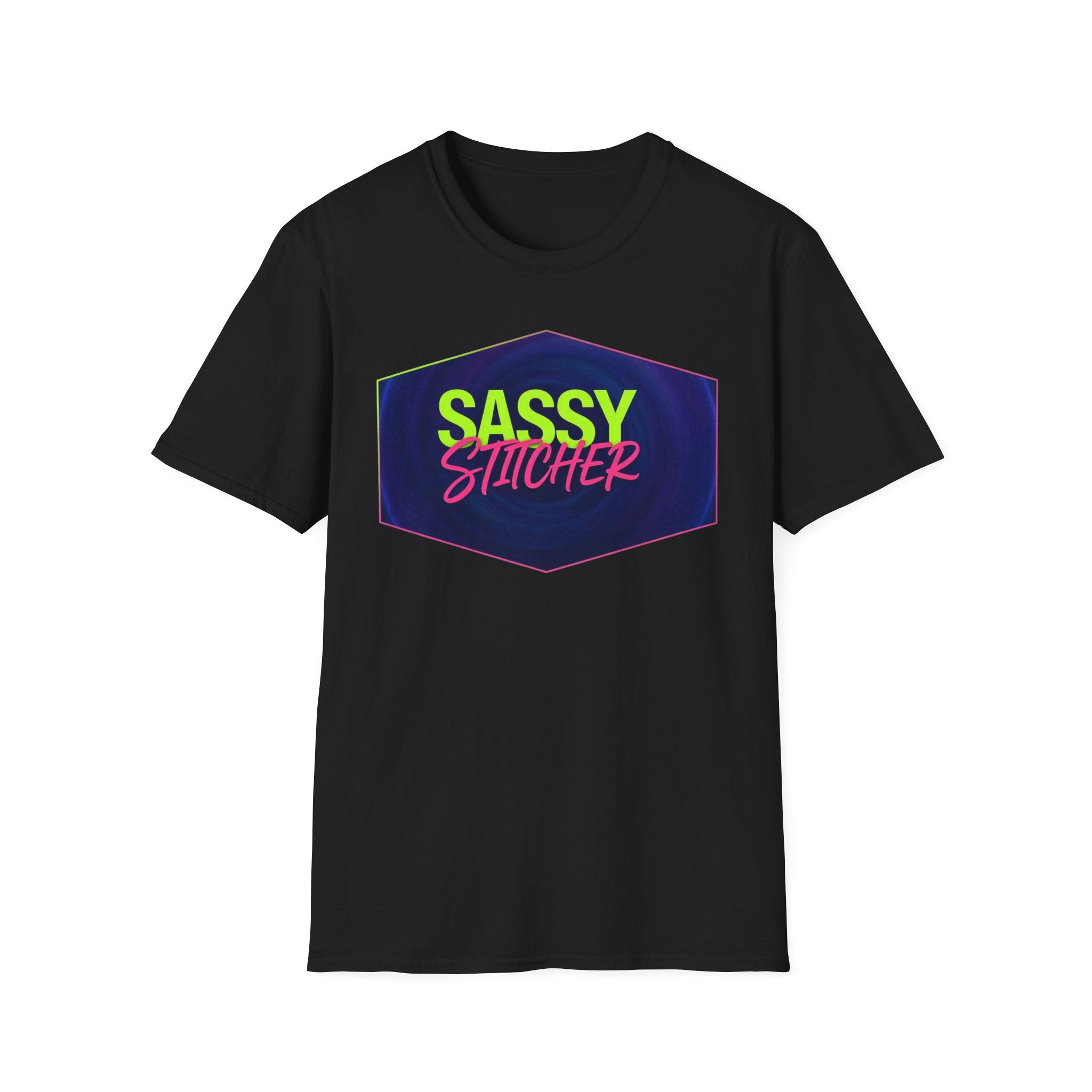 Copy of Sassy Stitcher T-Shirt — Retro Neon Embroidery Lover Tee