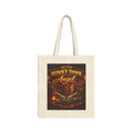 Honky Tonk Angel Canvas Tote Bag — Retro Country Music Concert Tote